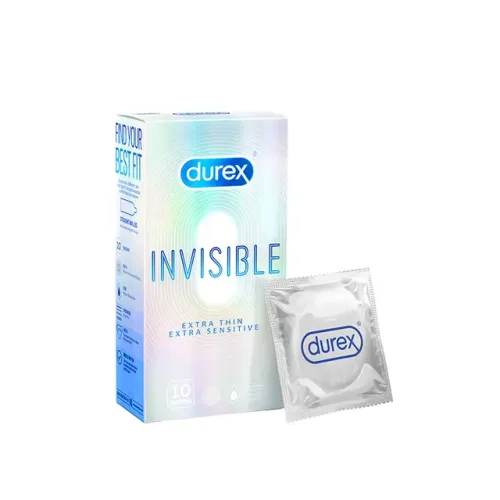 Durex Invisible Extra Thin - Bao Cao Su Siêu Mỏng